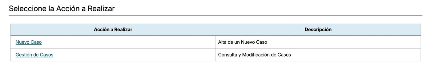 CASIA del Sistema RED — Sistema RED, paso 2 de 7