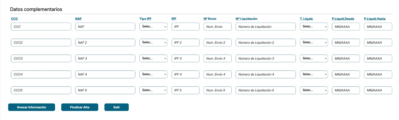 CASIA del Sistema RED — Sistema RED, paso 4 de 7